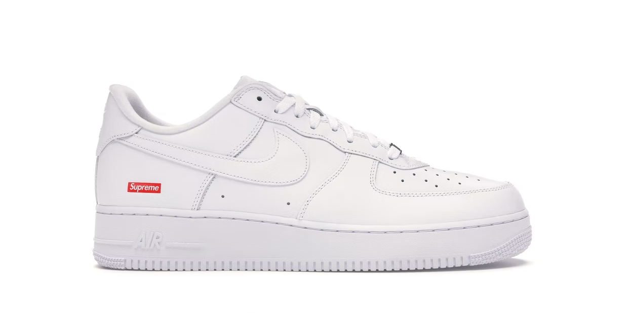 Nike Air Force 1 Low Supreme White (8.5)